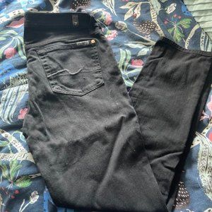7 For All Mankind | Slim Cigarette | Black Jeans | Size 30